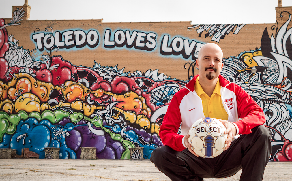 Yours truly, in front of the Toledo Loves Love mural on Adams St. downtown. Photo by the brilliant David Sprott. Yours truly, in front of the Toledo Loves Love mural on Adams St. downtown.